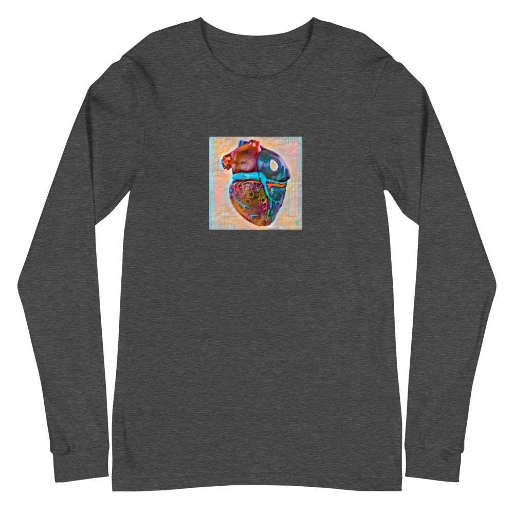 Vibrant Heart Unisex Long Sleeve Tee