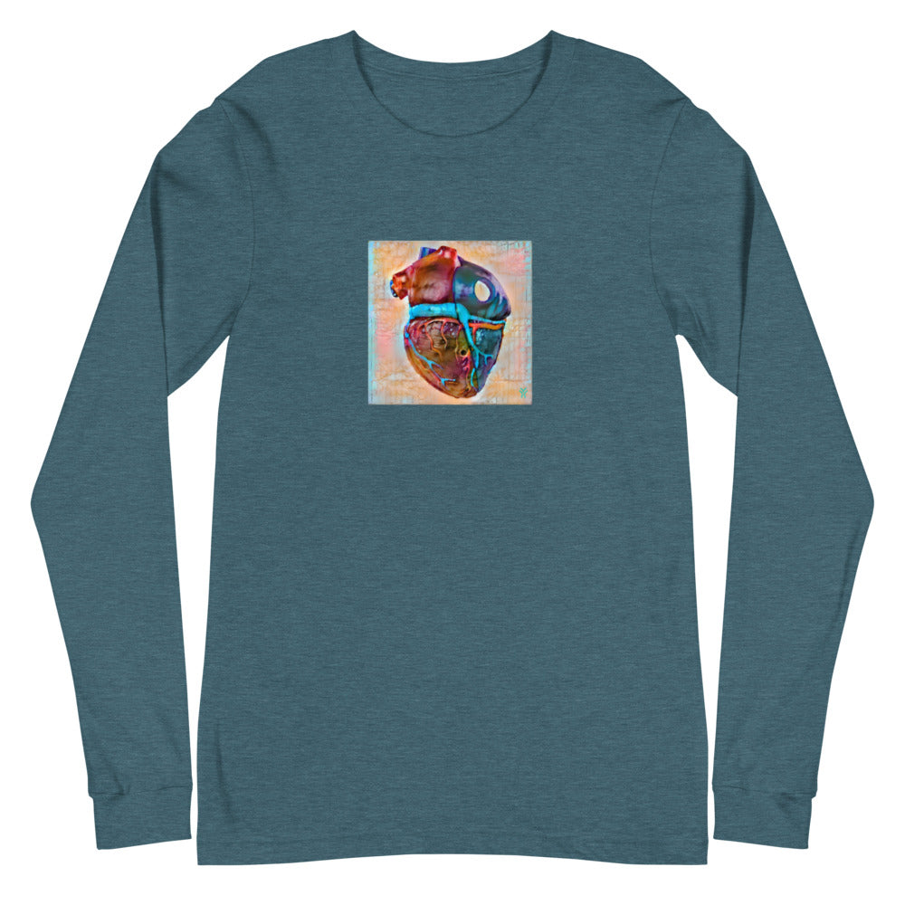 Vibrant Heart Unisex Long Sleeve Tee