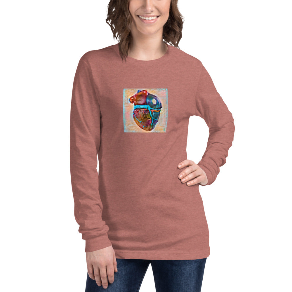 Vibrant Heart Unisex Long Sleeve Tee