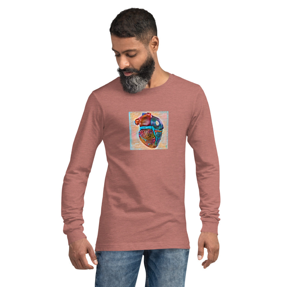 Vibrant Heart Unisex Long Sleeve Tee