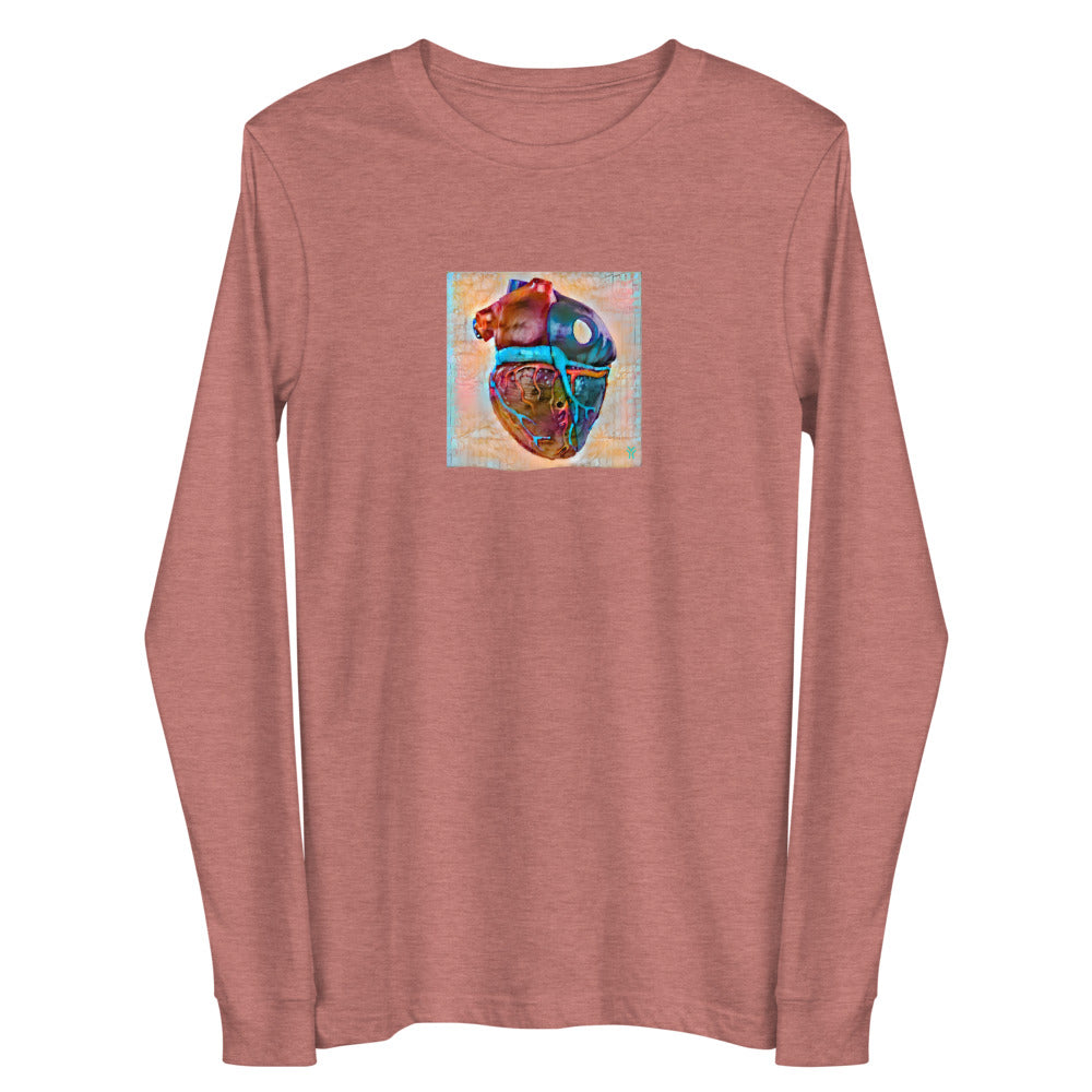 Vibrant Heart Unisex Long Sleeve Tee