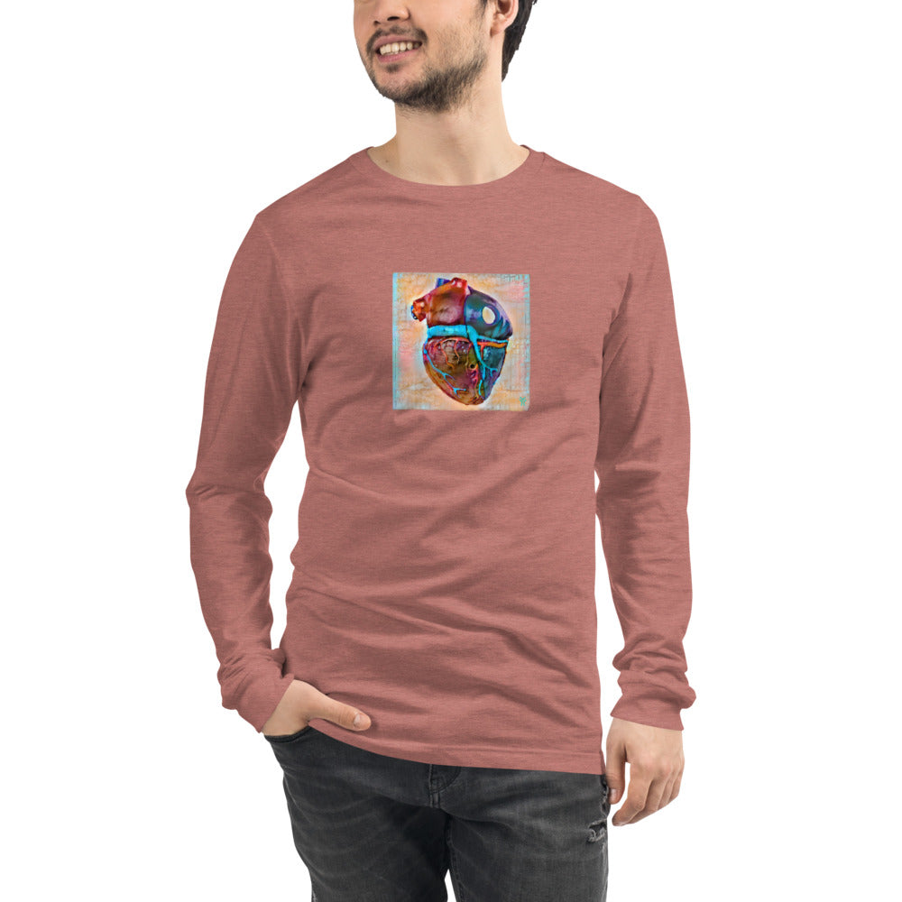 Vibrant Heart Unisex Long Sleeve Tee