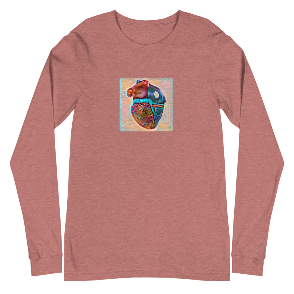 Vibrant Heart Unisex Long Sleeve Tee